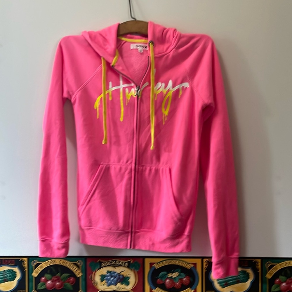Women’s Hot Pink Hurley Jacket/Sweatshirt